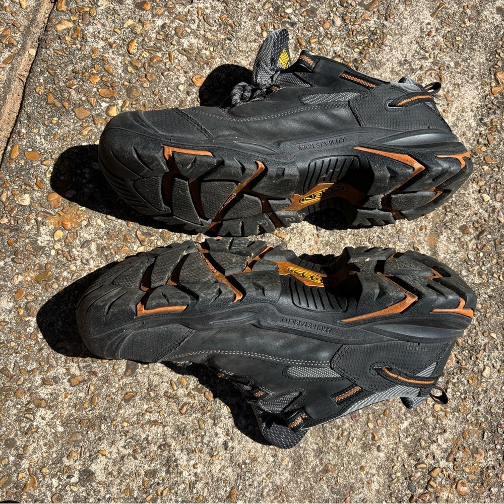 KEEN Utility Braddock Low Steel Toe Work Shoes Men’s 14 D Wide Black Work - Picture 3 of 8